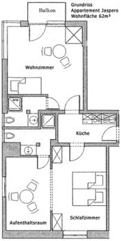 Grundriss FeWo Jaspers