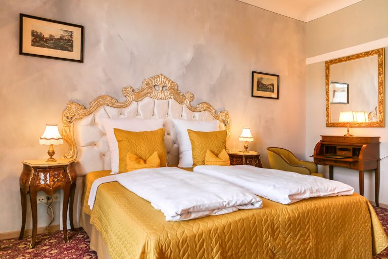 Schlafzimmer der FeWo Lilien